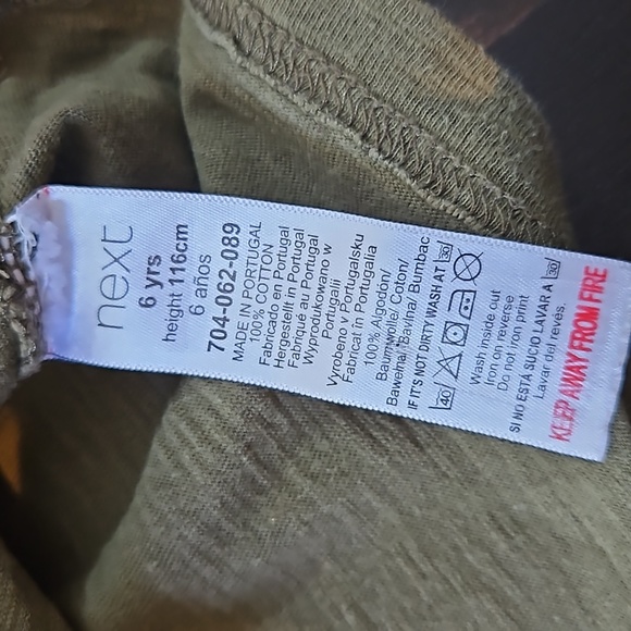 6yrs STARWARS stormtrooper t-shirt khaki green genuine merch good used condition - Picture 9 of 9